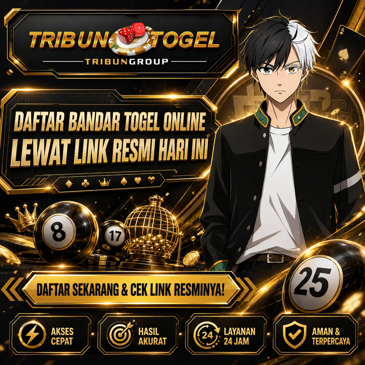 TRIBUNTOGEL - Daftar Bandar Togel Online Lewat Link Resmi Hari Ini