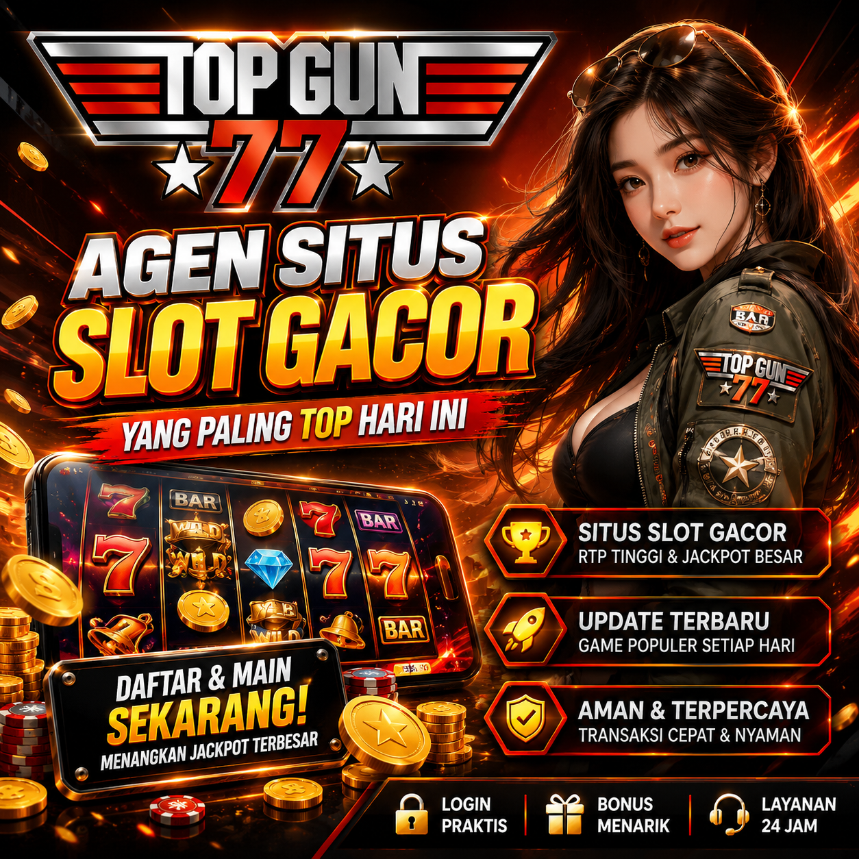 TOPGUN77 - Agen Slot Gacor dan Slot Gacor Hari Ini