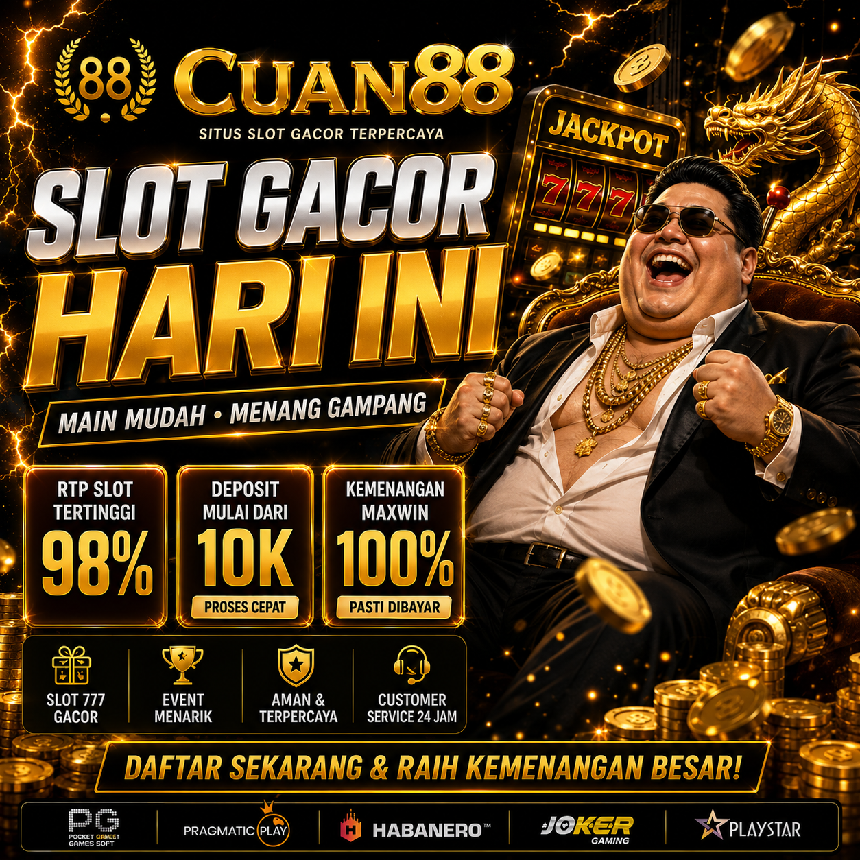CUAN88 akses login slot gacor hari ini