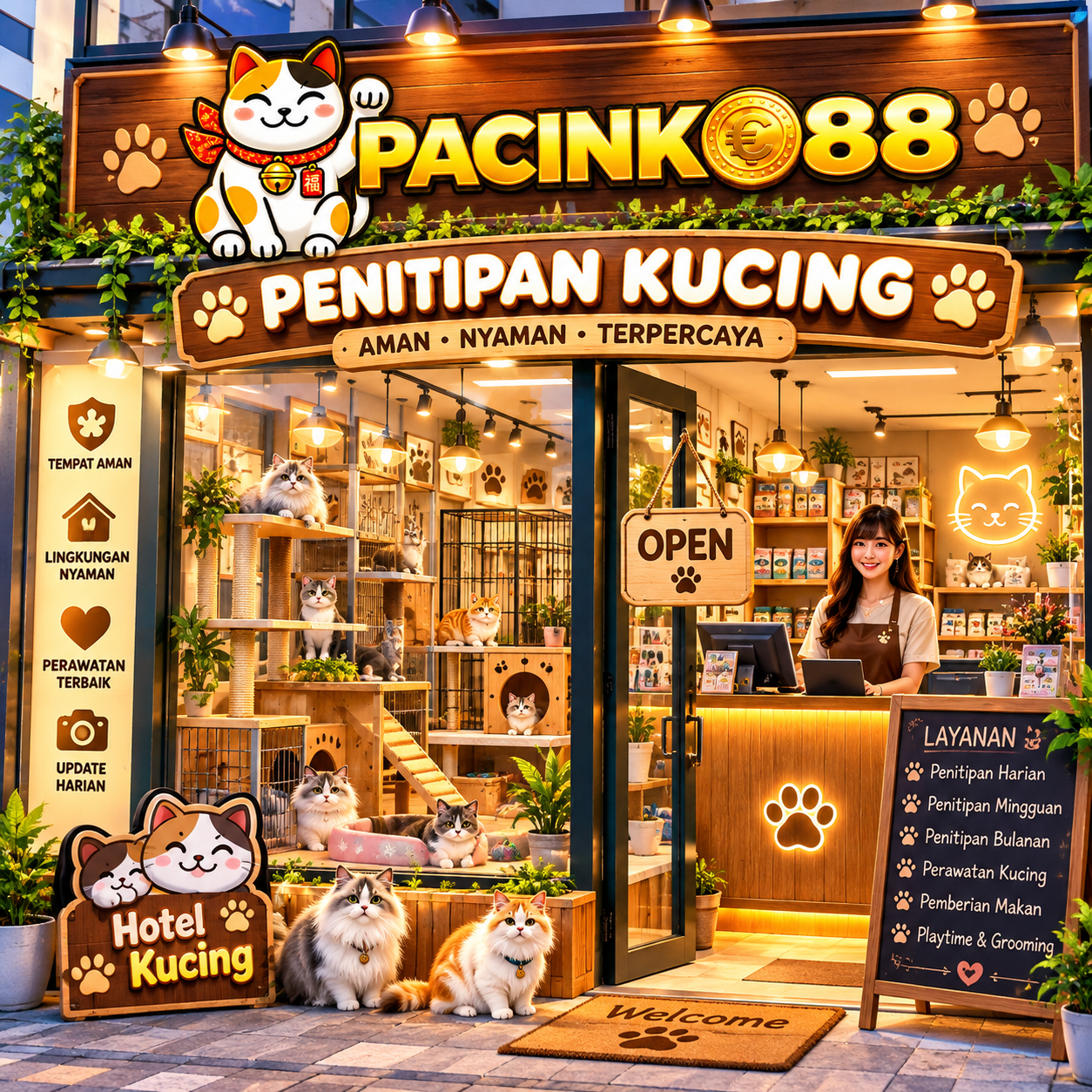 PACINKO88 ➤ Login Website dengan Akses Mudah dan Cepat untuk Penitipan Kucing