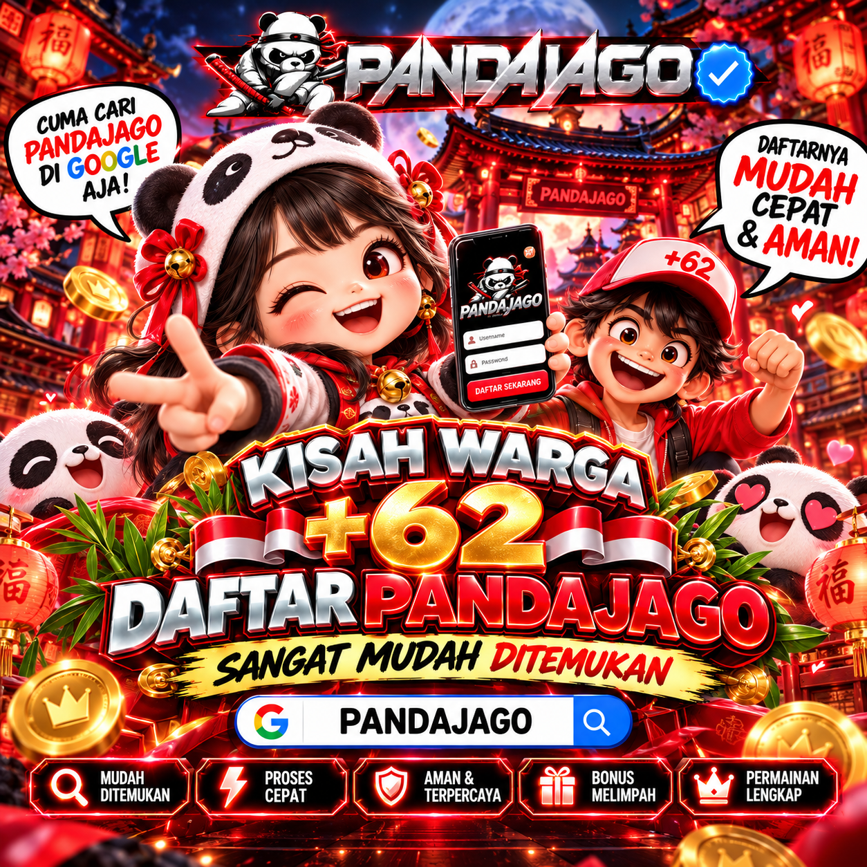 PANDAJAGO | Kisah Warga +62 Daftar Pandajago Sangat Mudah Ditemukan