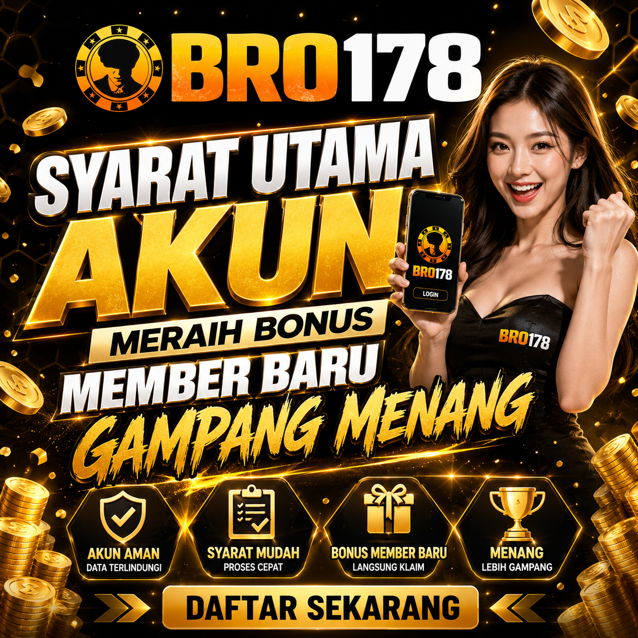 BRO178 | Syarat Utama Akun Meraih Bonus Member Baru Gampang Menang