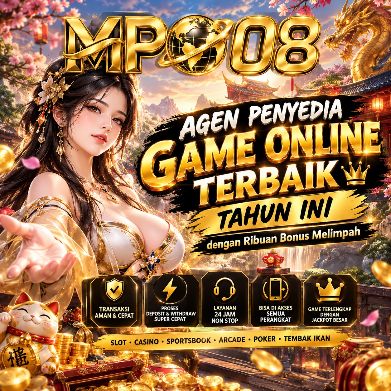 MPO08 Agen Penyedia Game Online Terbaik Tahun Ini dengan Ribuan Bonus Melimpah
