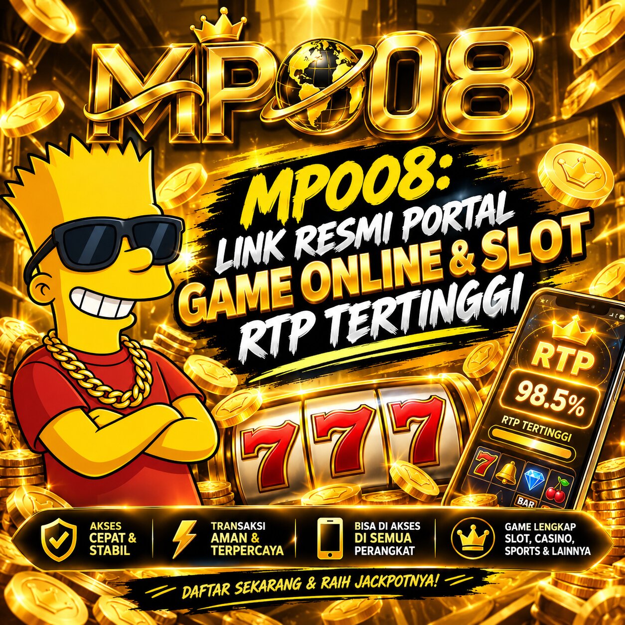 MPO08: Link Resmi Portal Game Online & Slot RTP Tertinggi
