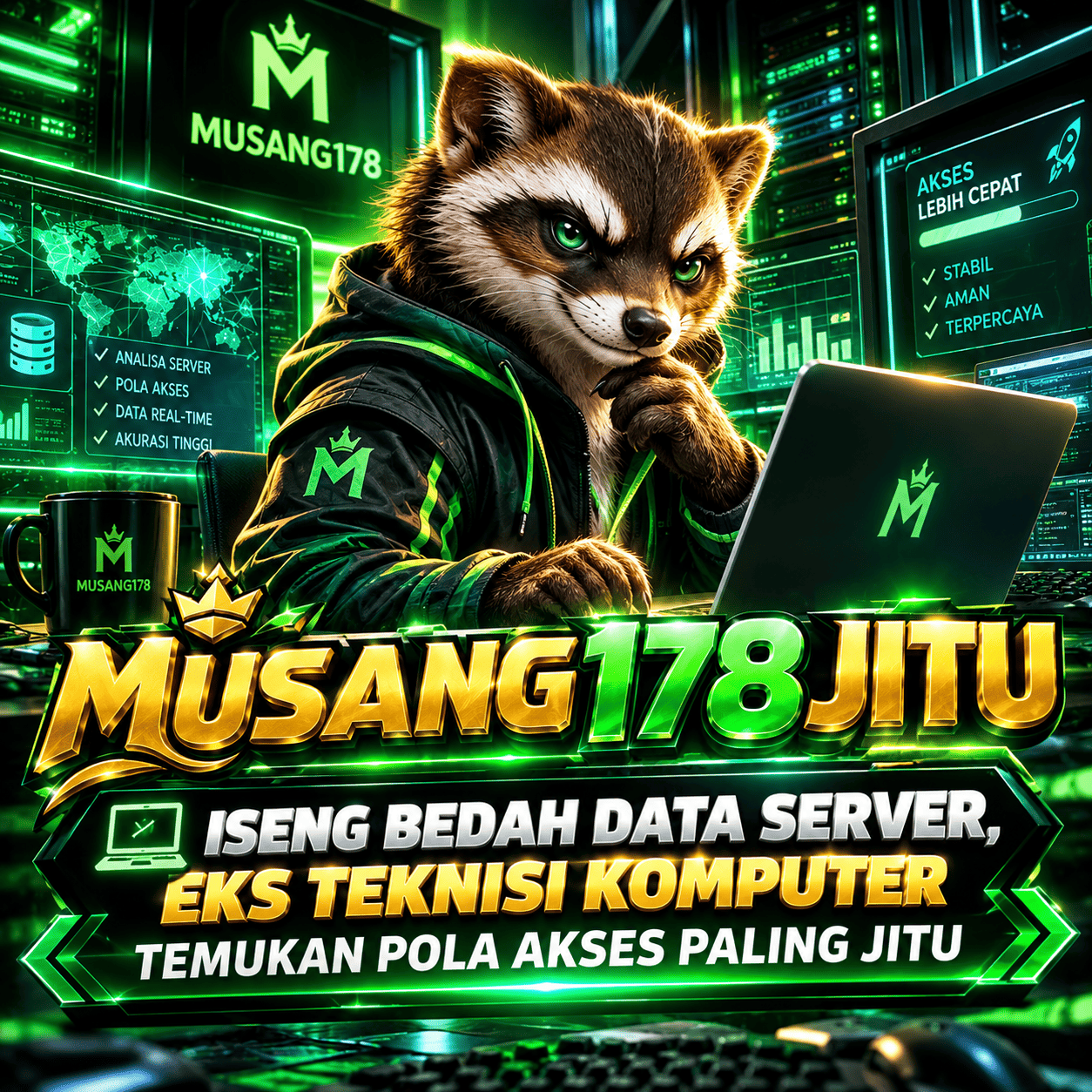 MUSANG178JITU 💻 Iseng Bedah Data Server, Eks Teknisi Komputer Temukan Pola Akses Paling Jitu