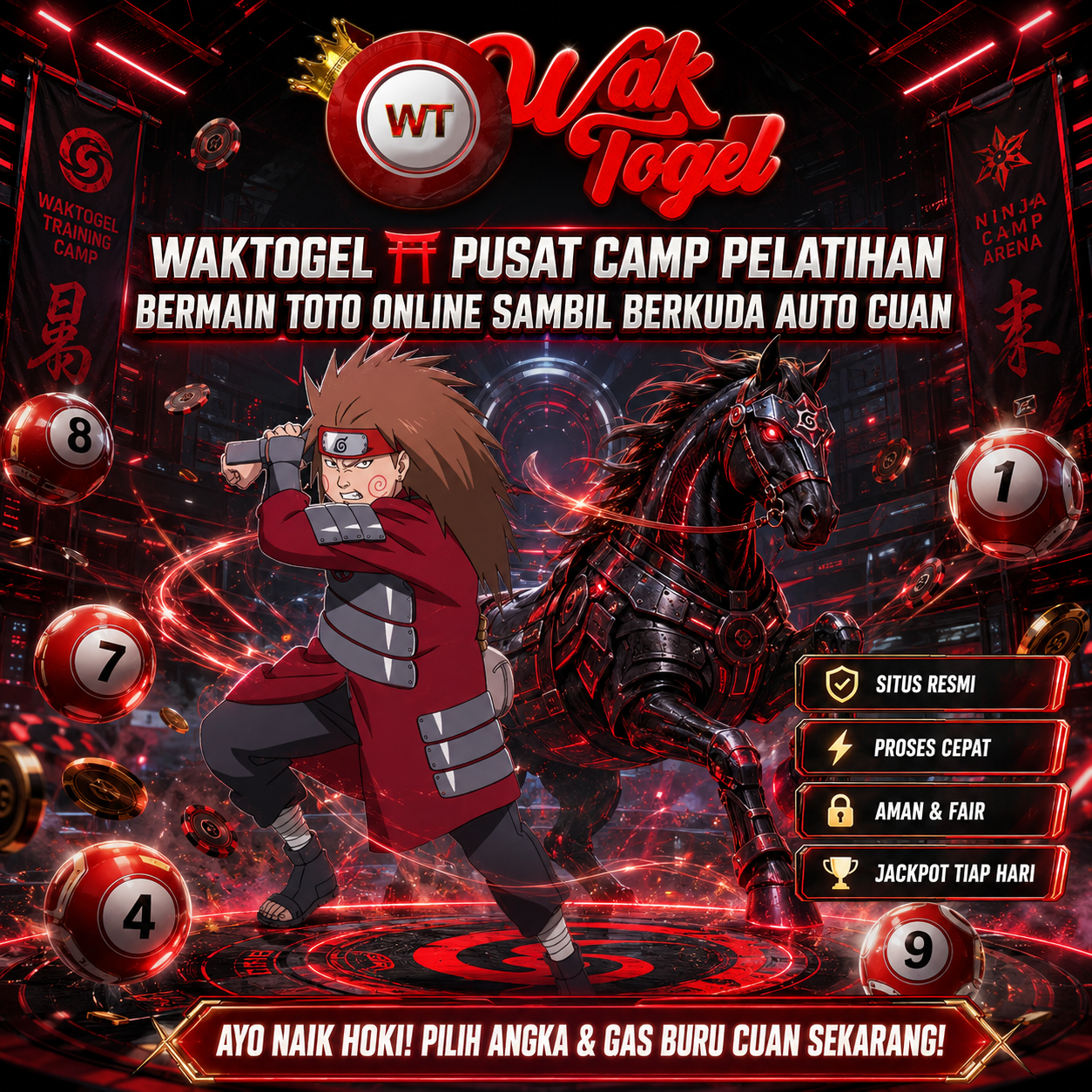 WAKTOGEL ╥ Pusat Camp Pelatihan Bermain Toto Online Sambil Berkuda Auto Cuan