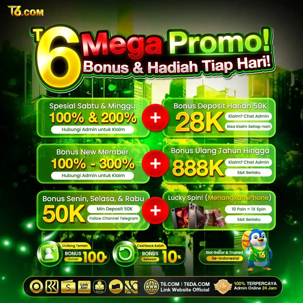 T6 Slot Login 2026: Link Alternatif & Daftar Akun
