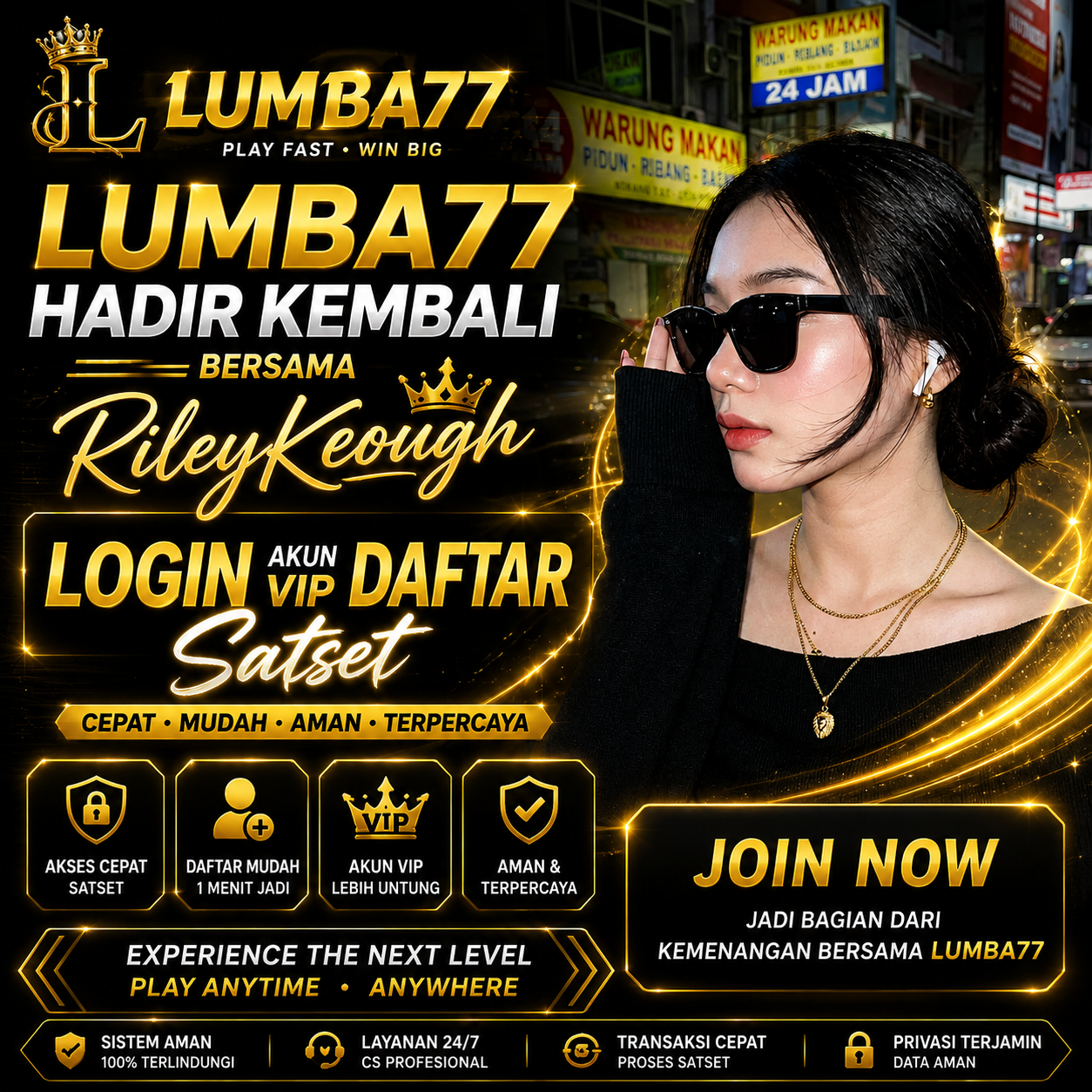 LUMBA77 Front Black 