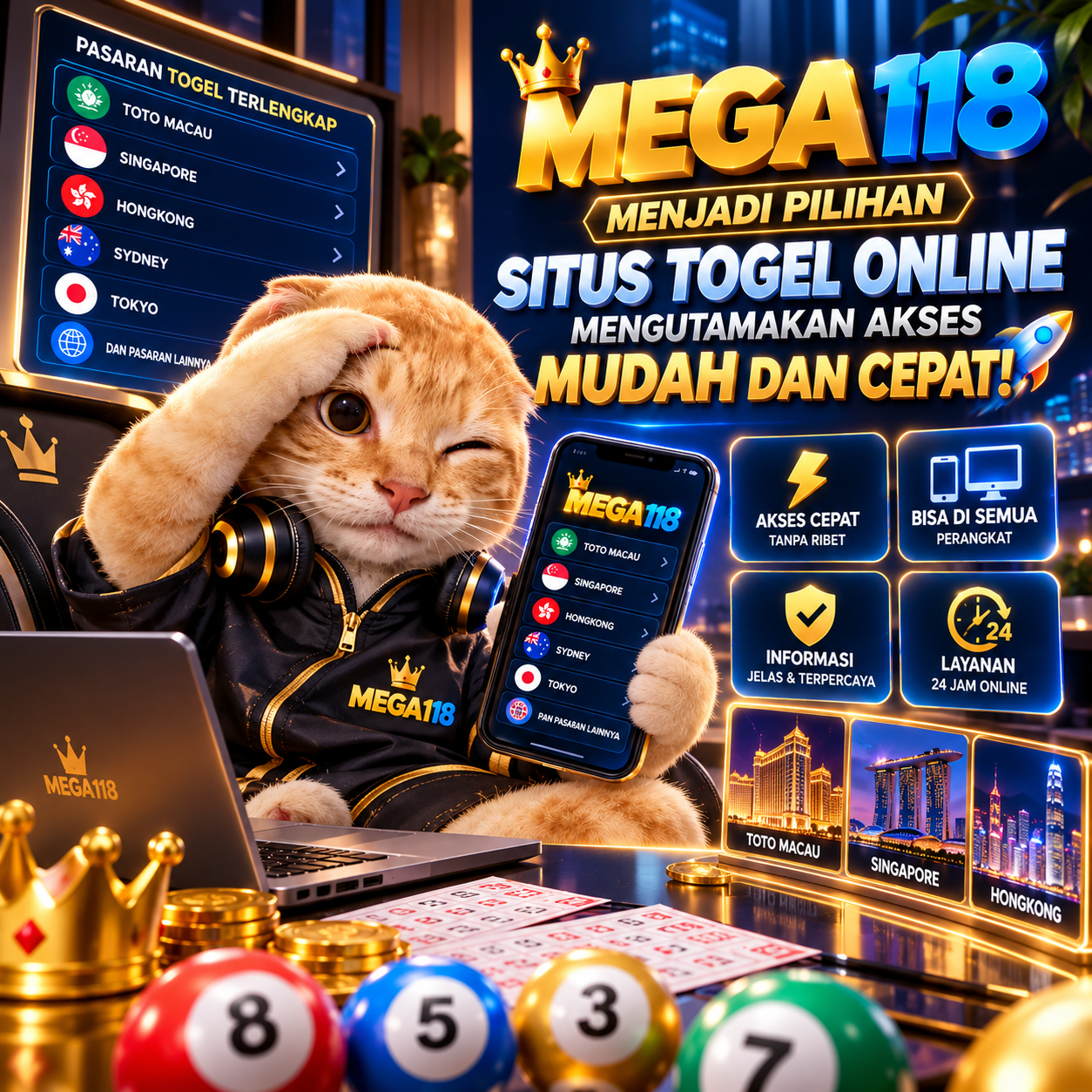 Menjadi Pilihan Situs Togel Online MEGA118 Mengutamakan Akses Mudah Dan Cepat!