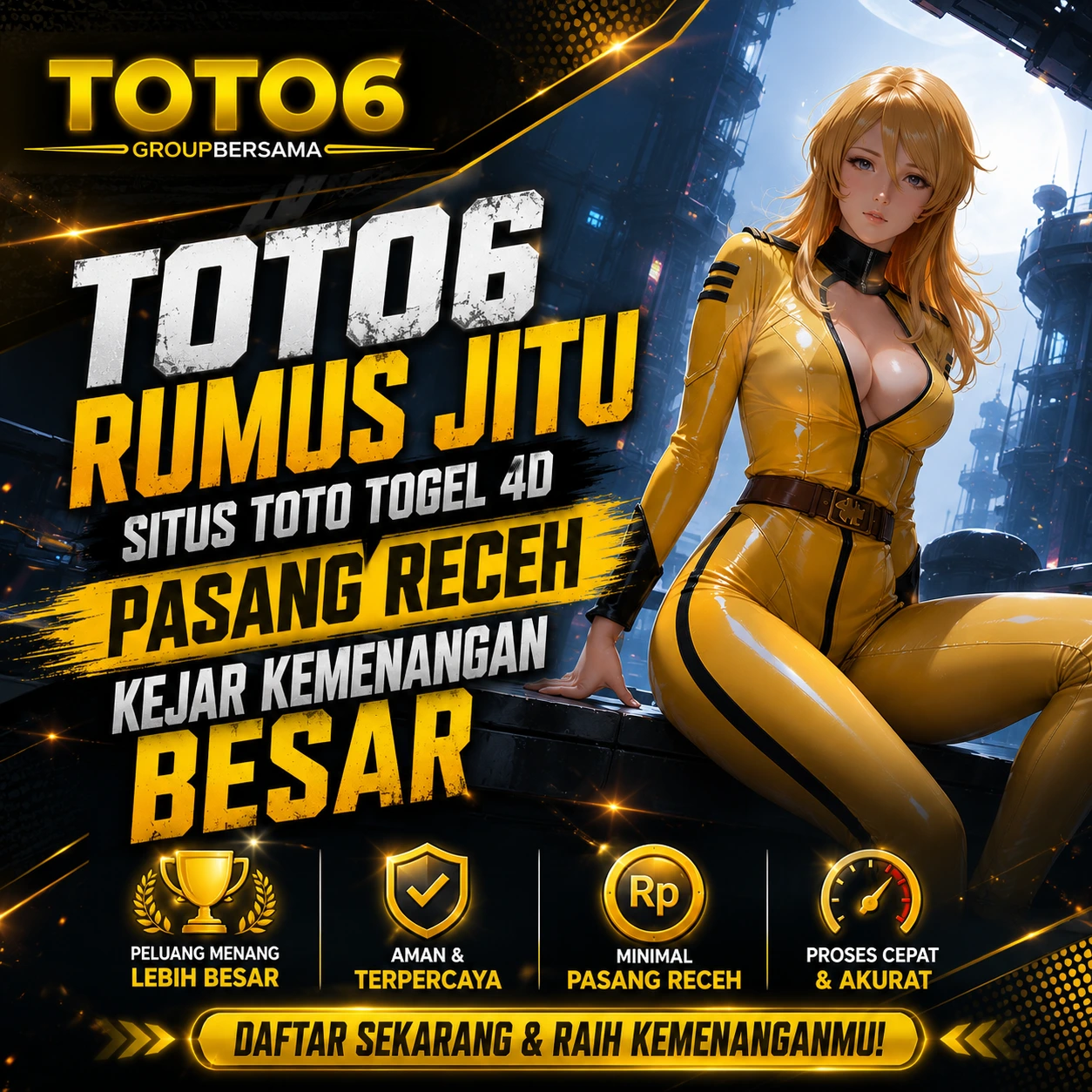 TOTO6: Rumus Jitu Situs Toto Togel 4D Pasang Receh Kejar Kemenangan Besar