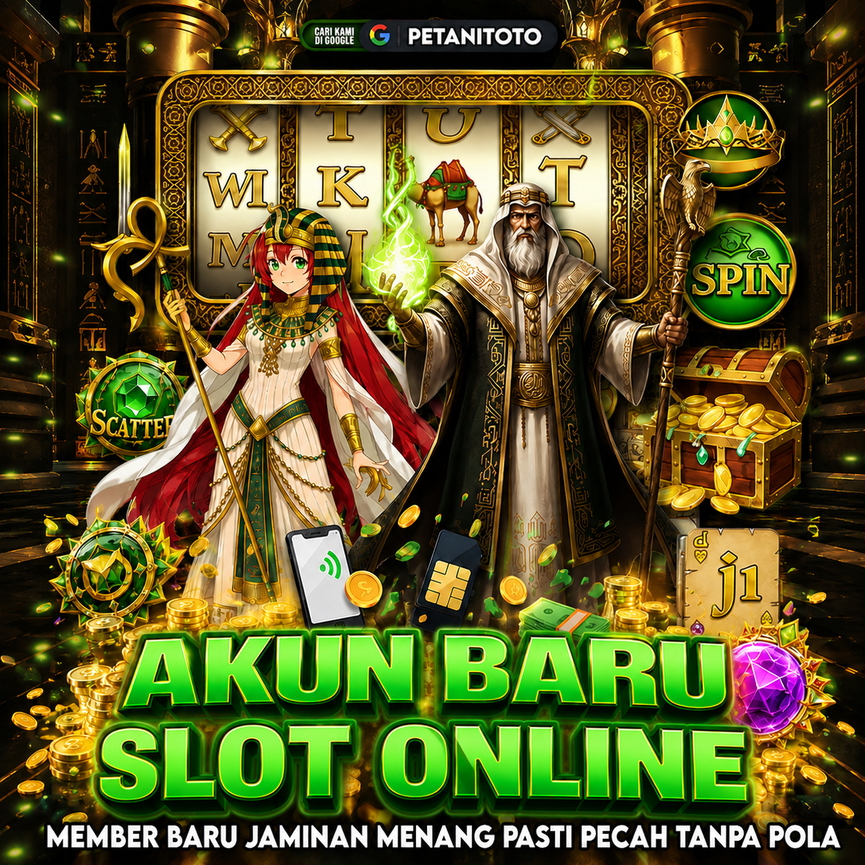 PETANITOTO ♛ Tahta Raja Tertinggi Slot Online Terlengkap