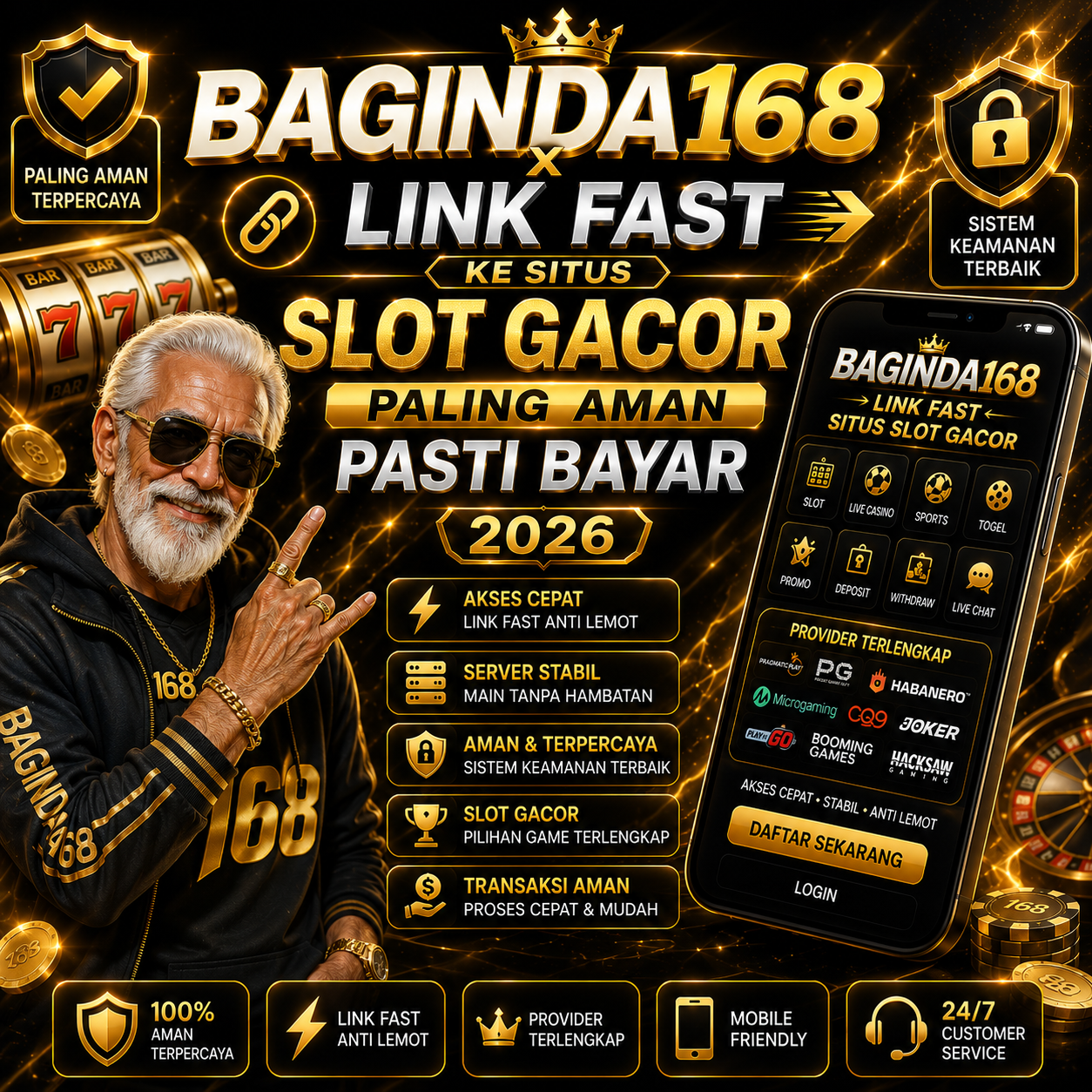 BAGINDA168 Front Black 
