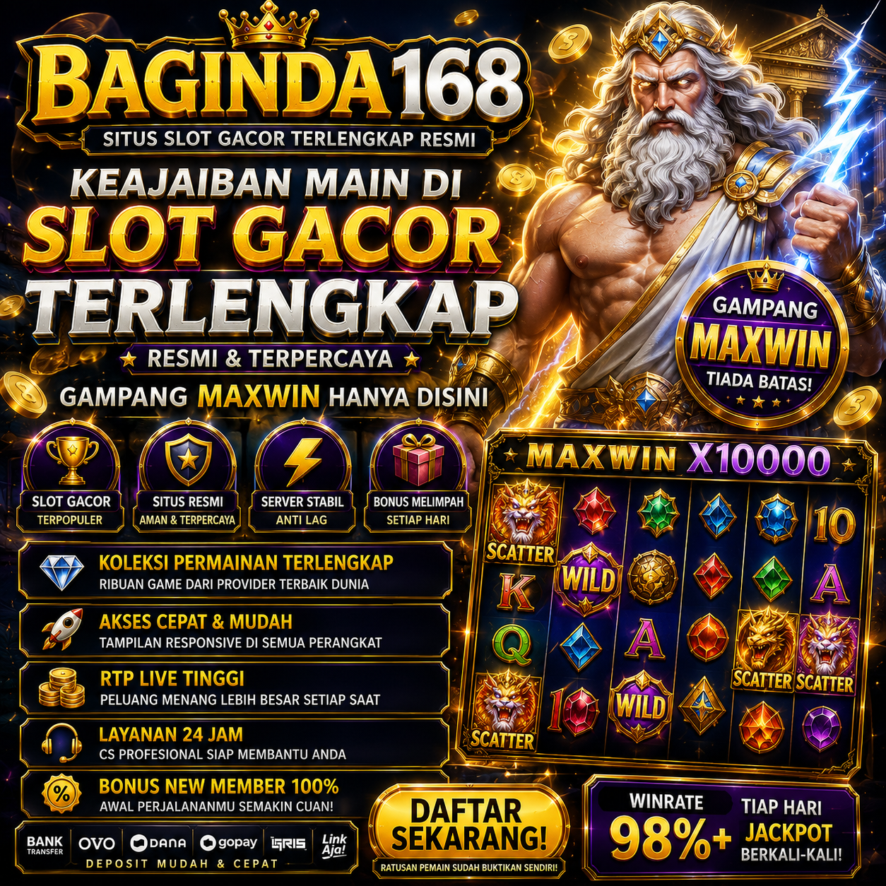 BAGINDA168 - Keajaiban Main Di Situs Slot Gacor Terlengkap ResmI Gampang Maxwin Hanya Disini