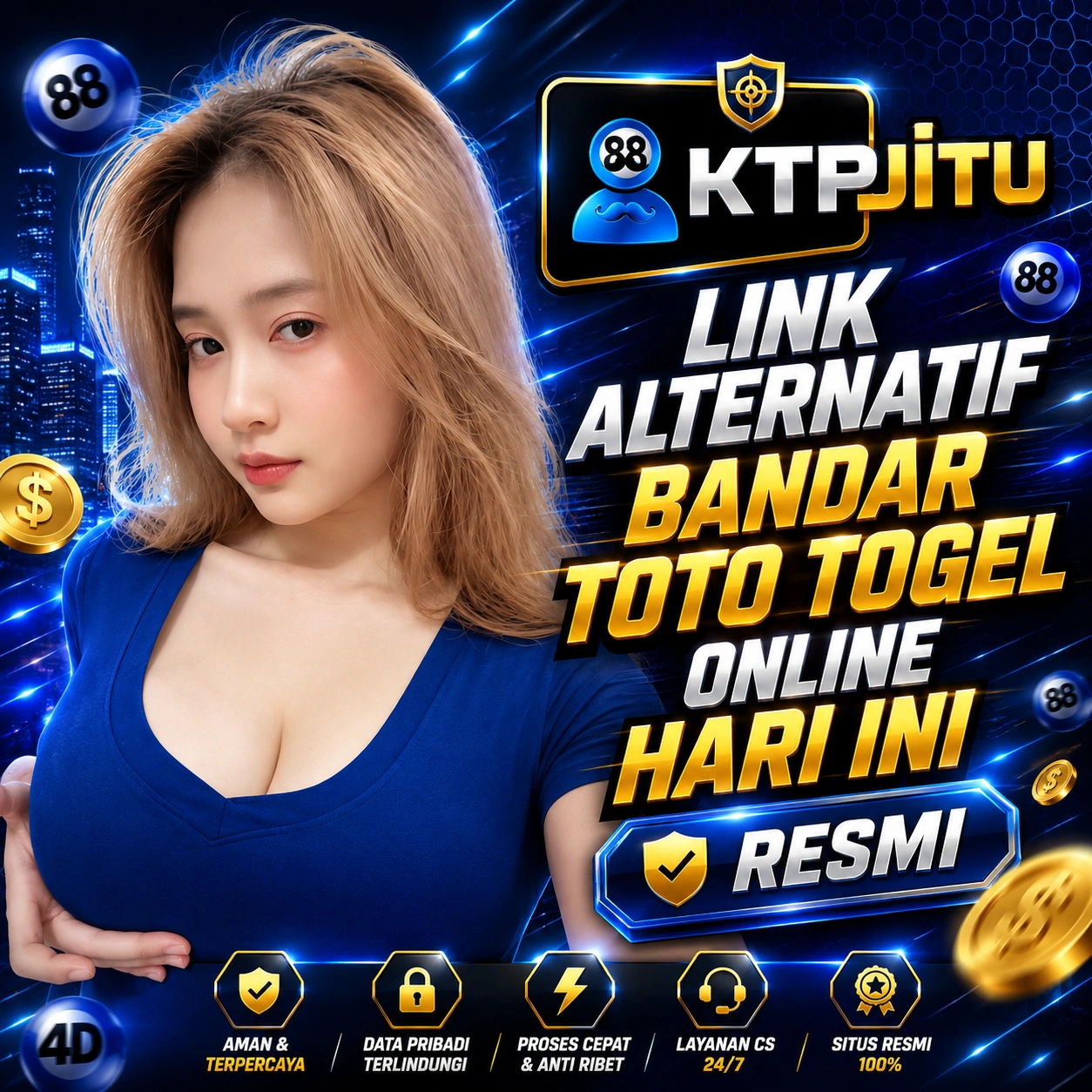 KTPJITU : Link Alternatif Bandar Toto Togel 4D Online Hari ini Resmi