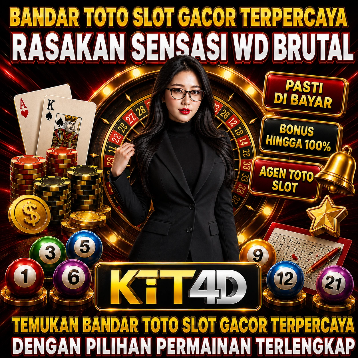 KIT4D | Bandar Toto Slot Gacor Terpercaya Rasakan Sensasi WD Brutal Tiap Jam Tanpa Ribet by Hey siriusly