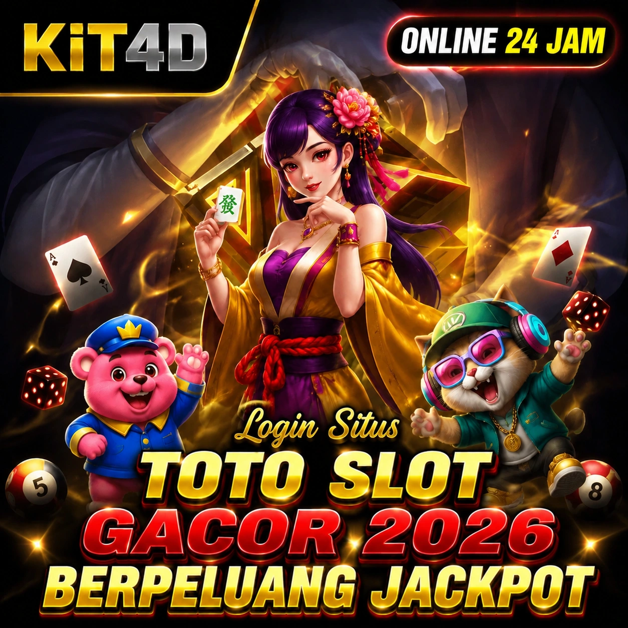 KIT4D ⚡️ Login Situs Toto Slot Gacor 2026 Berpeluang Jackpot
