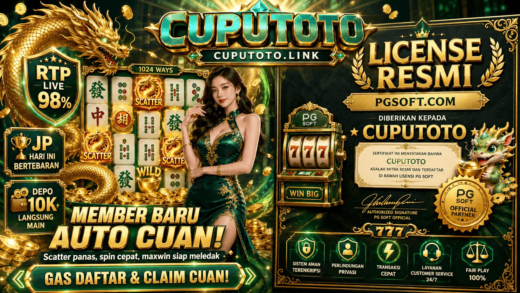 CUPUTOTO Banner