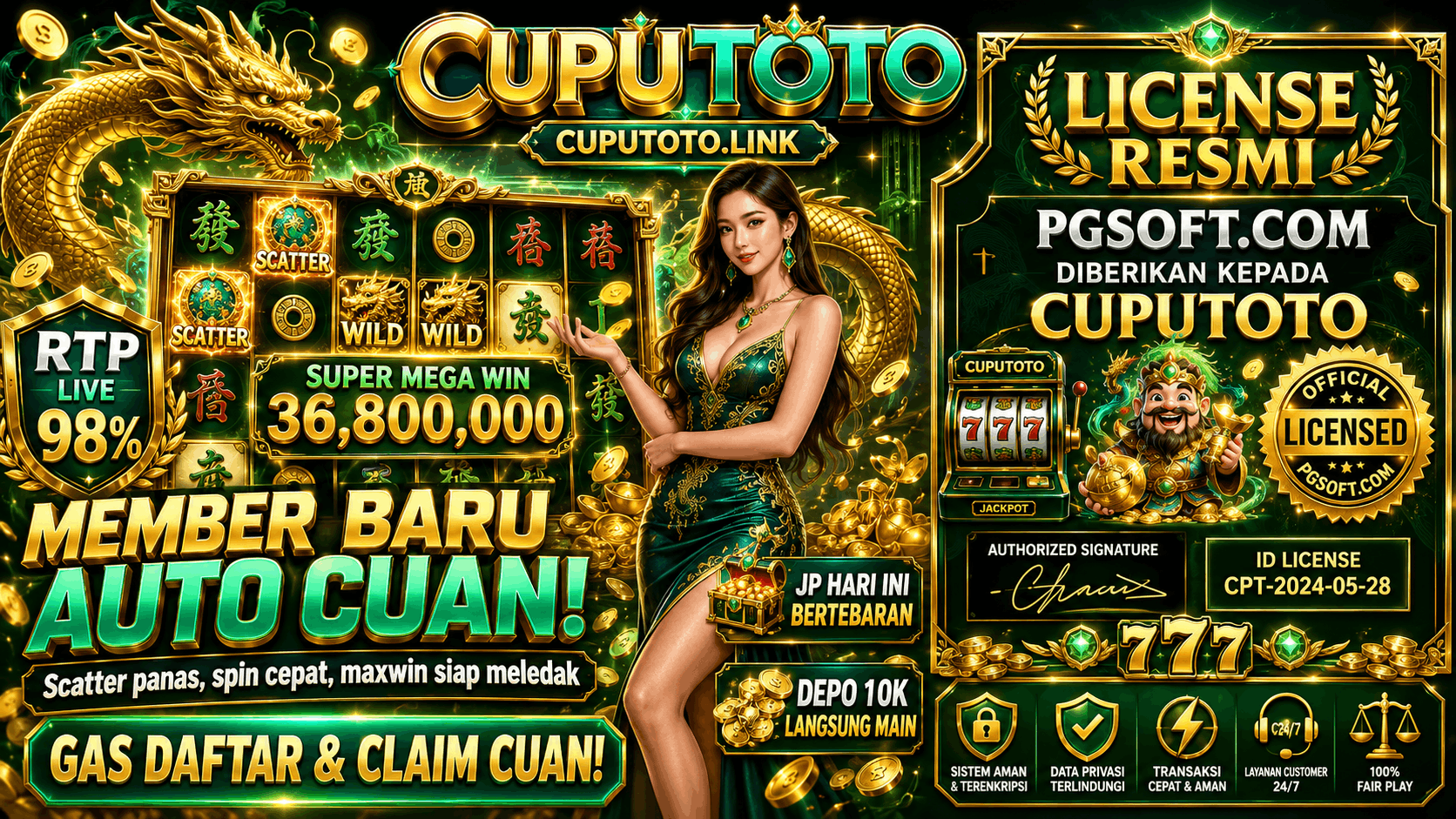 CUPUTOTO Banner