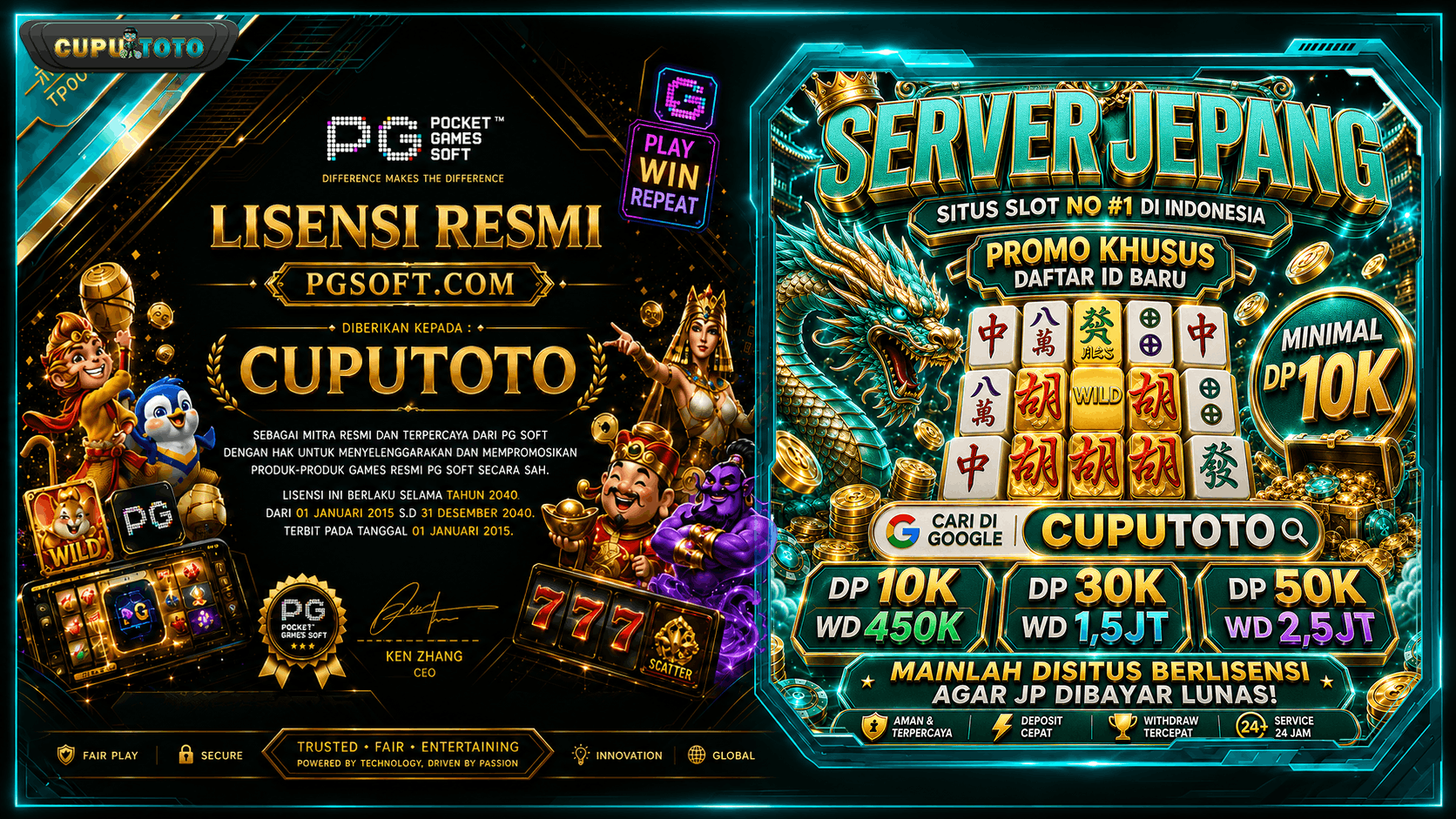 CUPUTOTO Banner