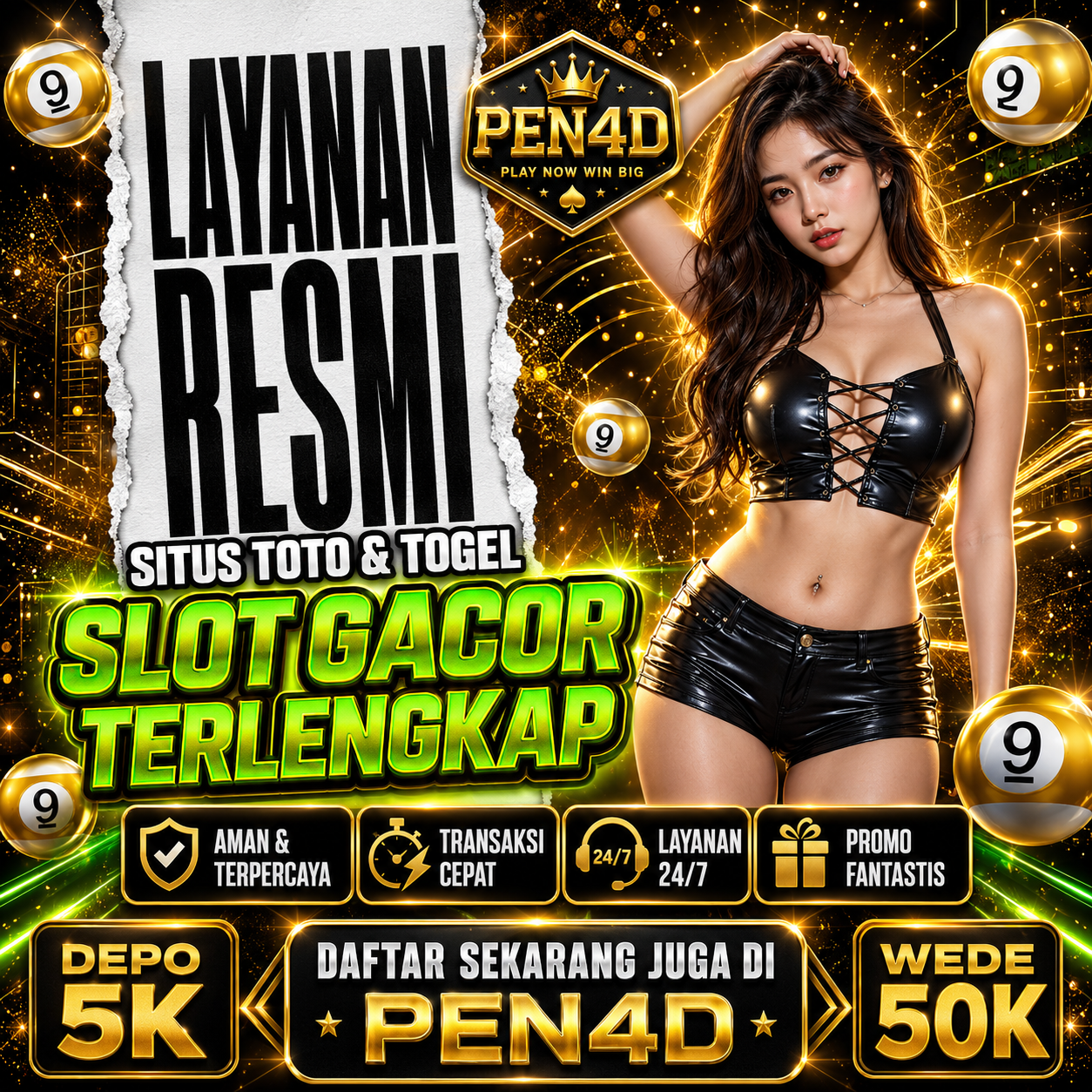 PEN4D - Tampilan Terbaru Situs Toto Togel Online Paling Lengkap Tujuh Turunan