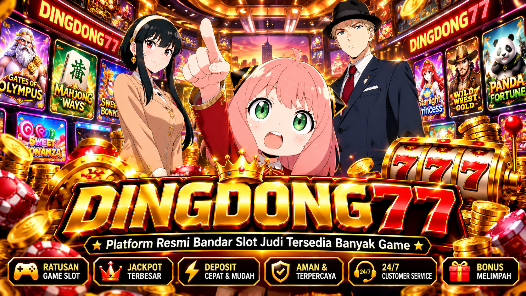 DINGDONG77 - Platform Resmi Bandar Slot Judi Tersedia Banyak Game