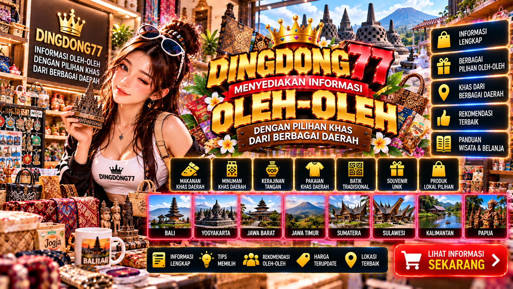DINGDONG77 - Menyediakan Informasi Oleh-Oleh Dengan Pilihan Khas Dari Berbagai Daerah