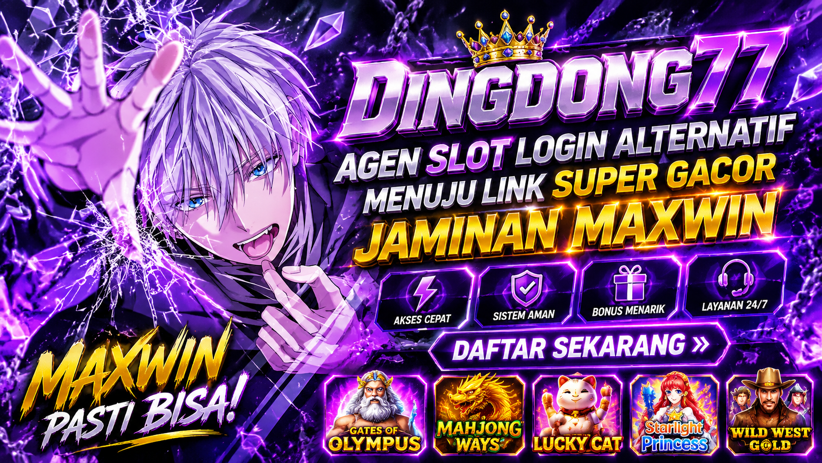 DINGDONG77 - Agen Slot Login Alternatif Menuju Link Super Gacor Jaminan Maxwin