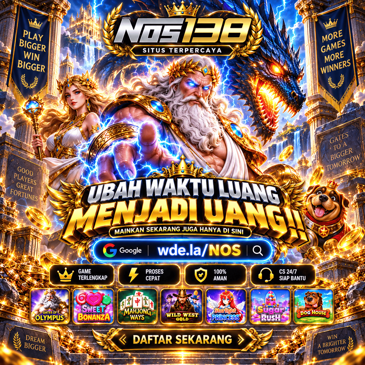 Waktu Adalah Uang! Manfaatkan Waktu Luang Bersama NOS138