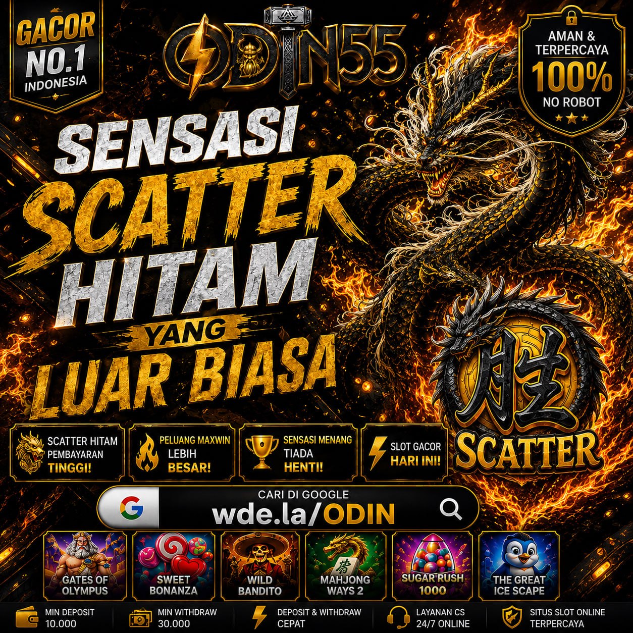 Rasakan Sensasi Bermain Mahjong dan Rebutkan Scatter Hitam Berlimpah | Join ODIN55