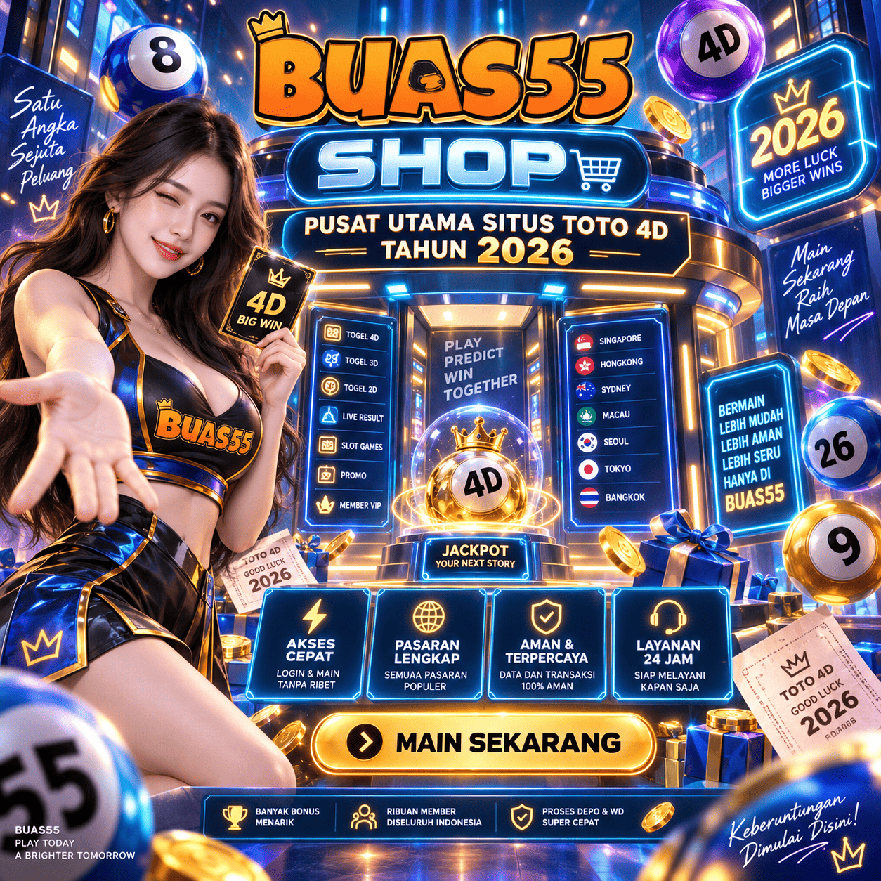 BUAS55 Shop - Pusat Utama Situs Toto 4D Tahun 2026