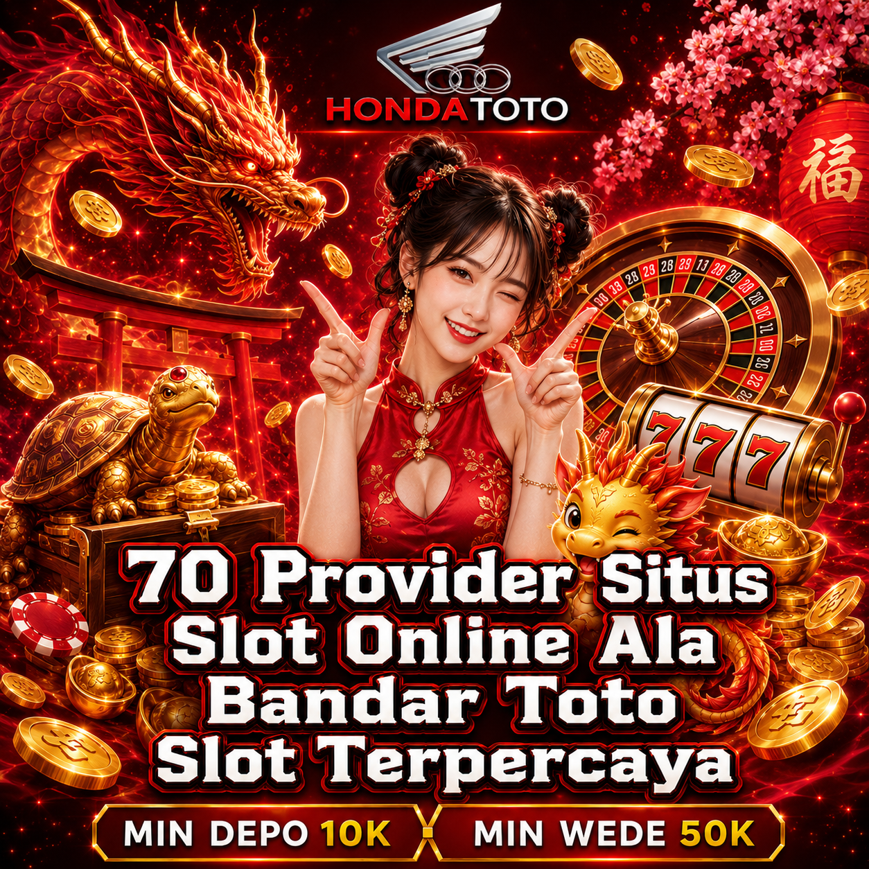 Satiti Bgt HONDATOTO! 70 Provider Situs Slot Online Ala Bandar Toto Slot Terpercaya