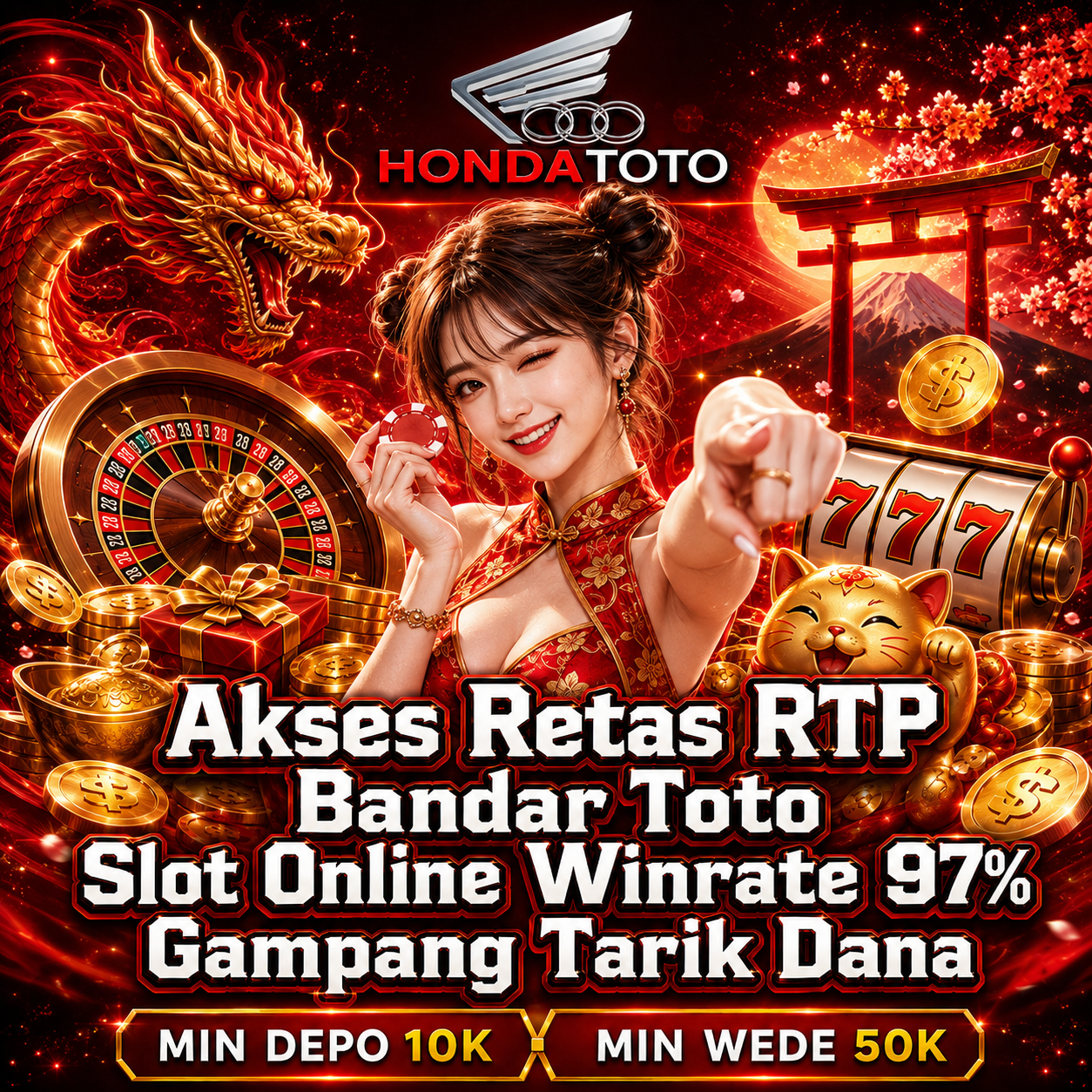 Sonyai! HONDATOTO : Akses Retas RTP Bandar Toto Slot Online Winrate 97% Gampang Tarik Dana