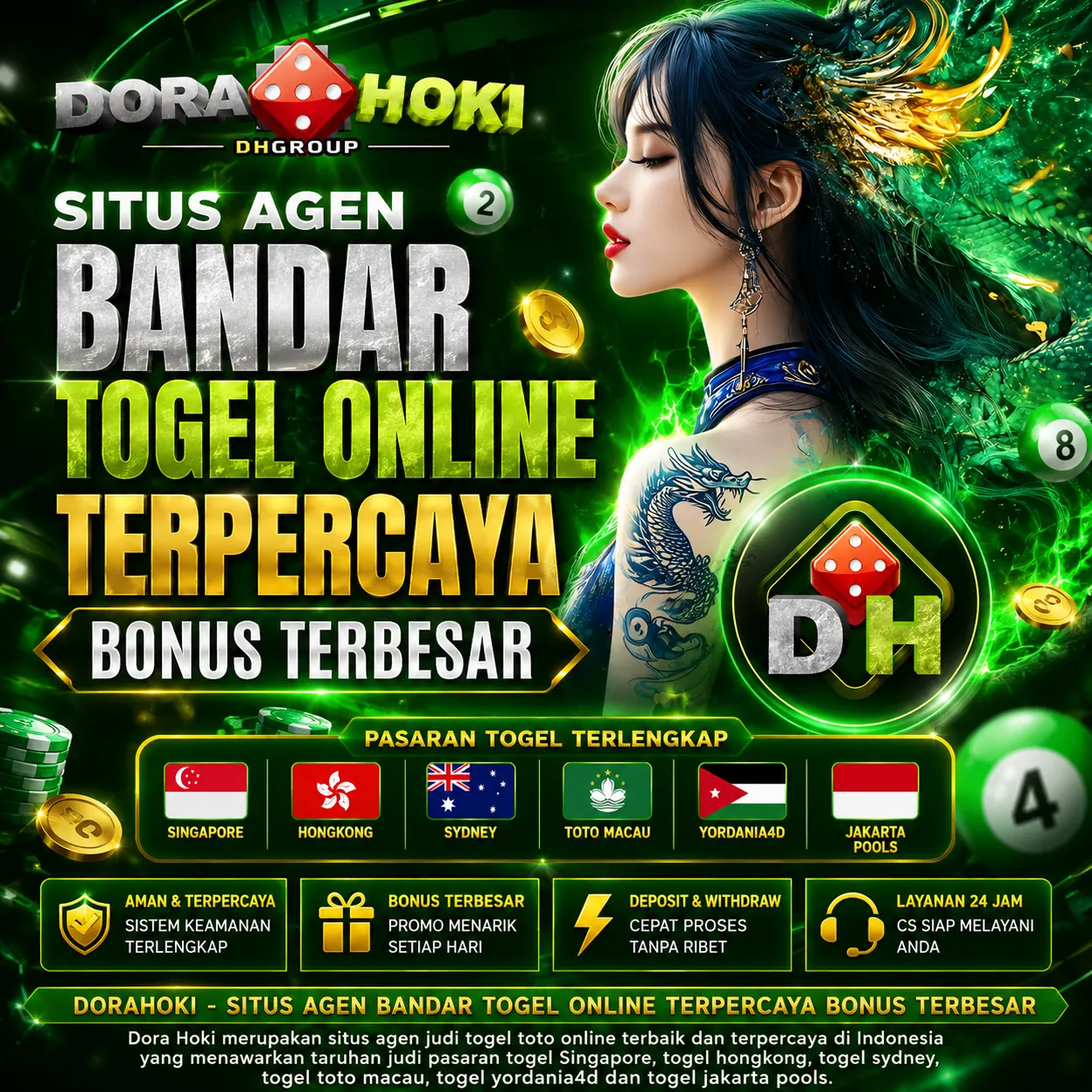 DORAHOKI - SITUS AGEN BANDAR TOGEL ONLINE TERPERCAYA BONUS TERBESAR