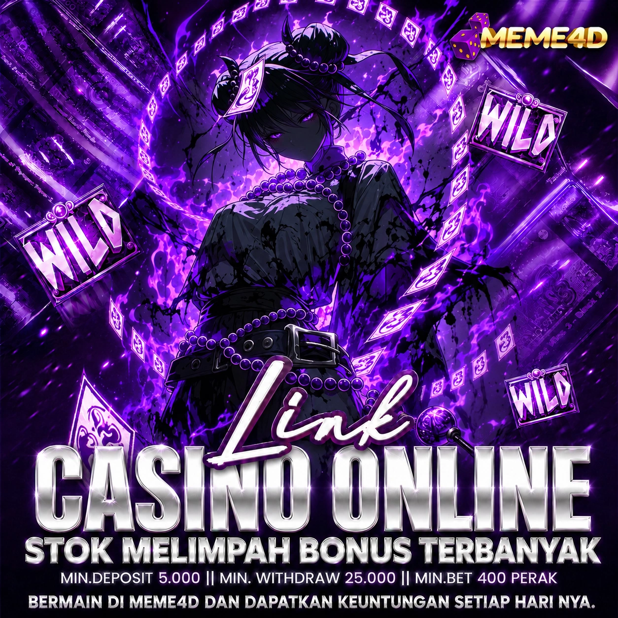 MEME4D // Stok Link Login Melimpah Untuk Game Casino Online Bonus Terbanyak