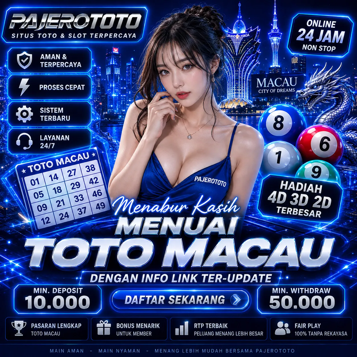 Thumbnail 1 of 3, Poster, PAJEROTOTO | Menabur Kasih Menuai Toto Macau Dengan Info Link Ter-Update designed and sold by PAJEROTOTO.