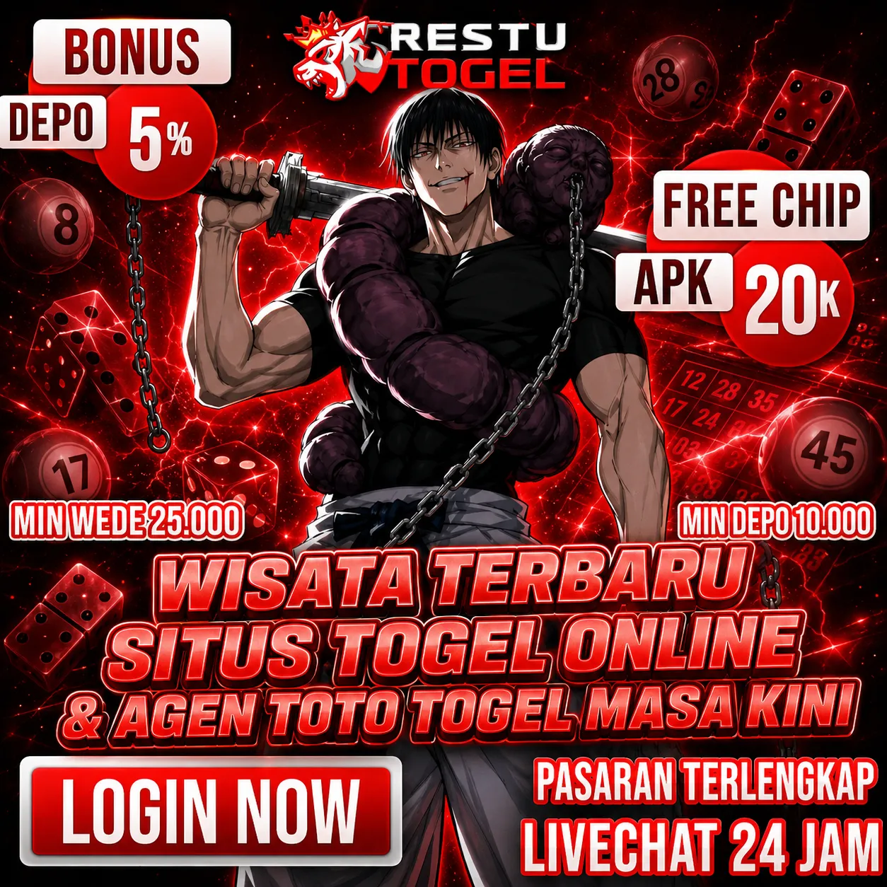RESTUTOGEL $ Wisata Terbaru Situs Togel Online & Agen Toto Togel Masa Kini