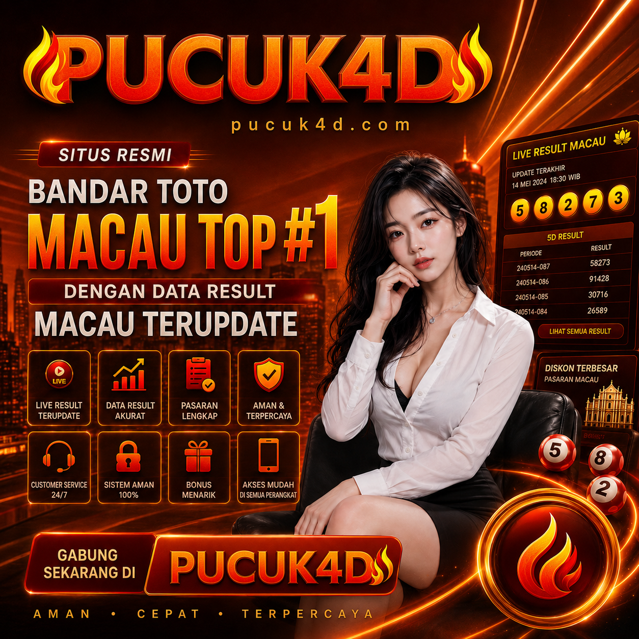 PUCUK4D ✦ Situs Resmi Bandar Toto Macau Top #1 dengan Data Result Macau Terupdate