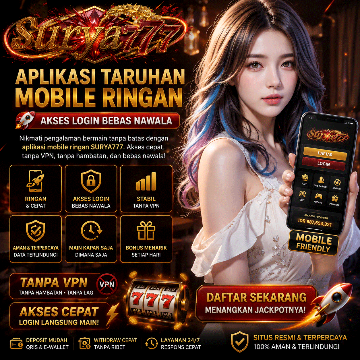 SURYA777 🚀 Aplikasi Taruhan Mobile Ringan | Akses Login Bebas Nawala