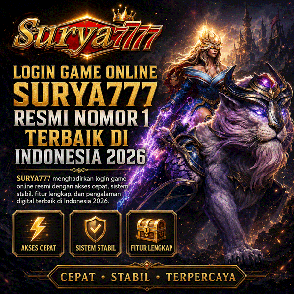 Login Game Online SURYA777 Resmi Nomor 1 Terbaik Di Indonesia 2026