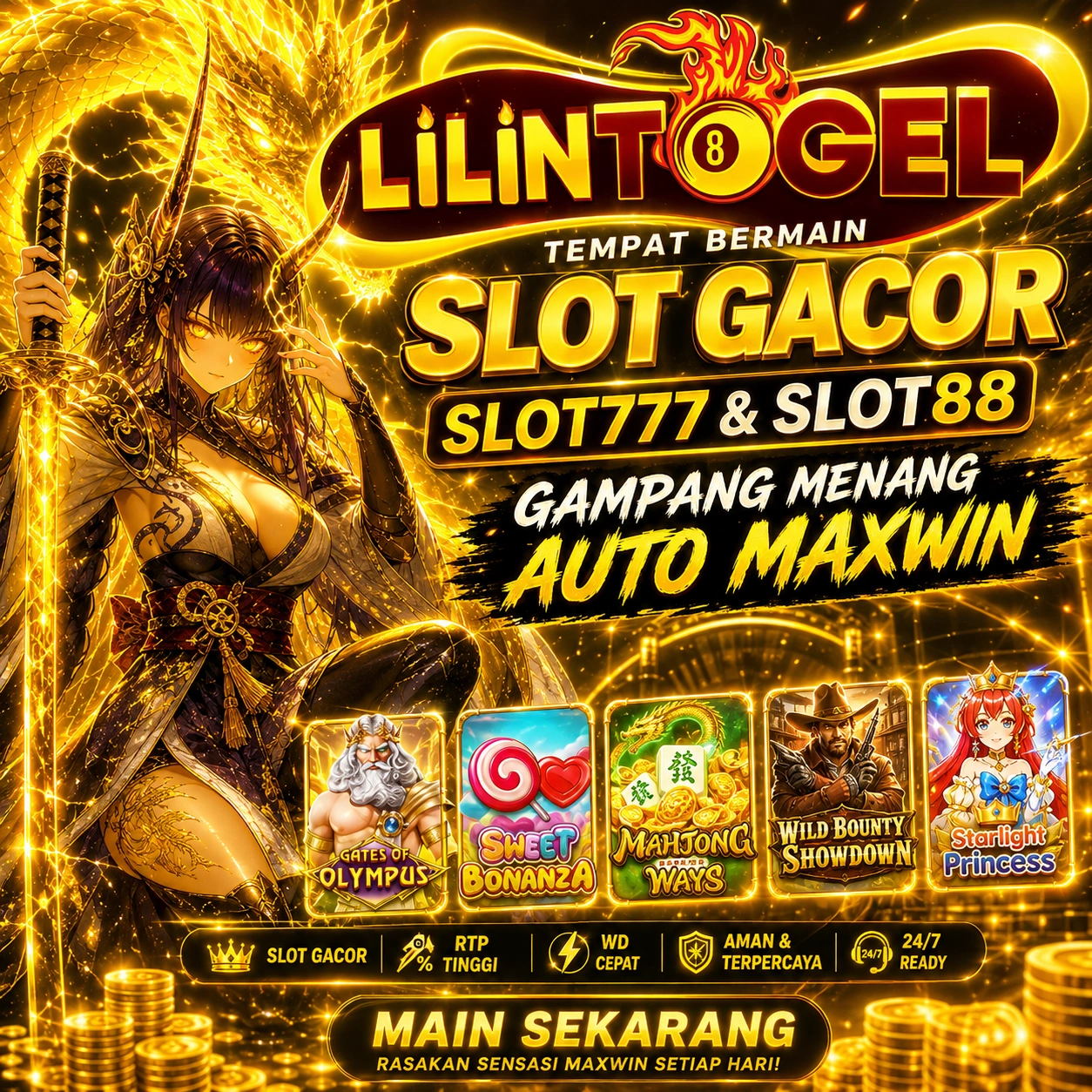 LILINTOGEL| Tempat Bermain Slot Gacor, Slot777 & Slot88 Gampang Menang Auto Maxwin