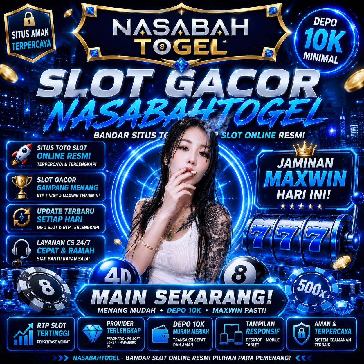 SLOT GACOR NASABAHTOGEL: Bandar Situs Toto Slot online Resmi Depo 10k Jaminan Maxwin Hari Ini by Hey siriusly