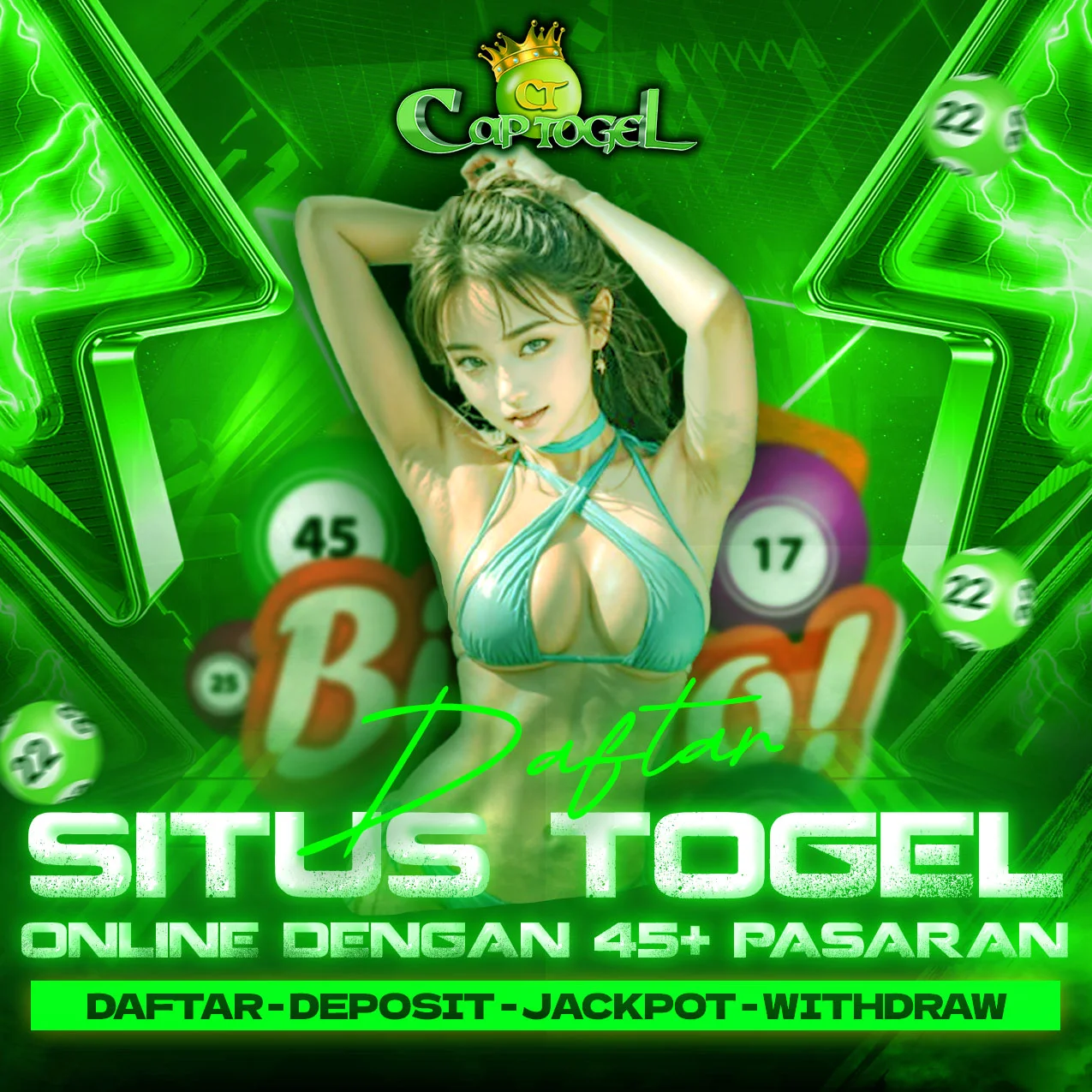 CAPTOGEL $ Daftar Situs Togel Online Dengan 45+ Pasaran Easy Jackpot by Hey siriusly