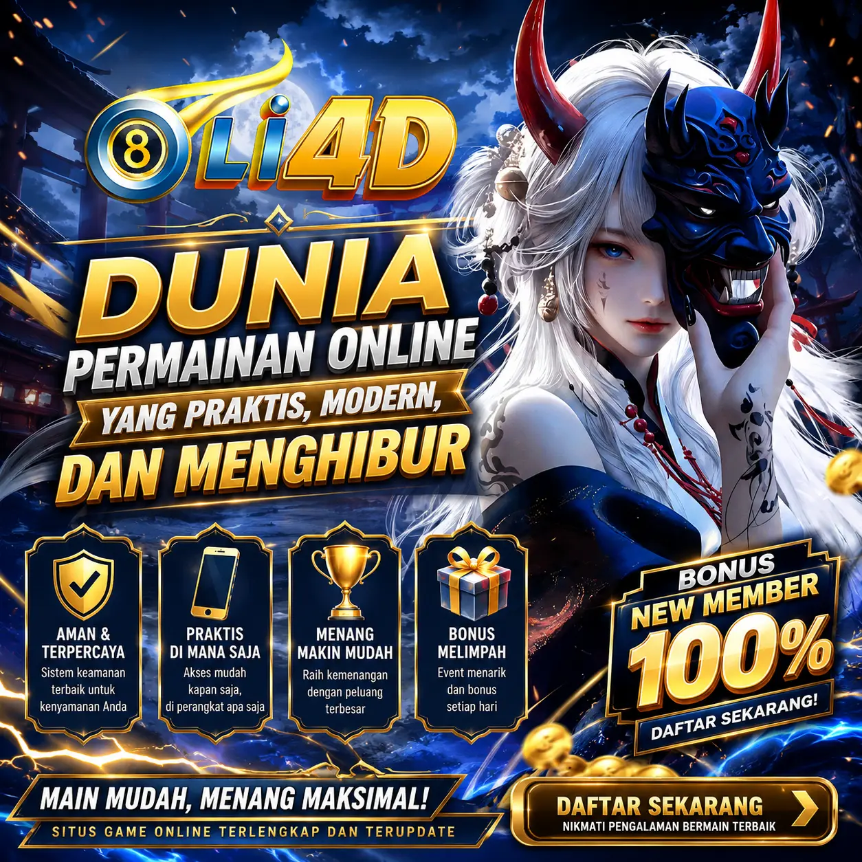 Galeri foto OLI4D ✪ Dunia Permainan Online yang Praktis, Modern, dan Menghibur di Jakarta