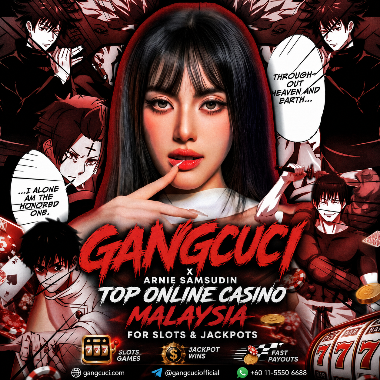 GANGCUCI x Arnie Samsudin | Top Online Casino Malaysia for Slots & Jackpots