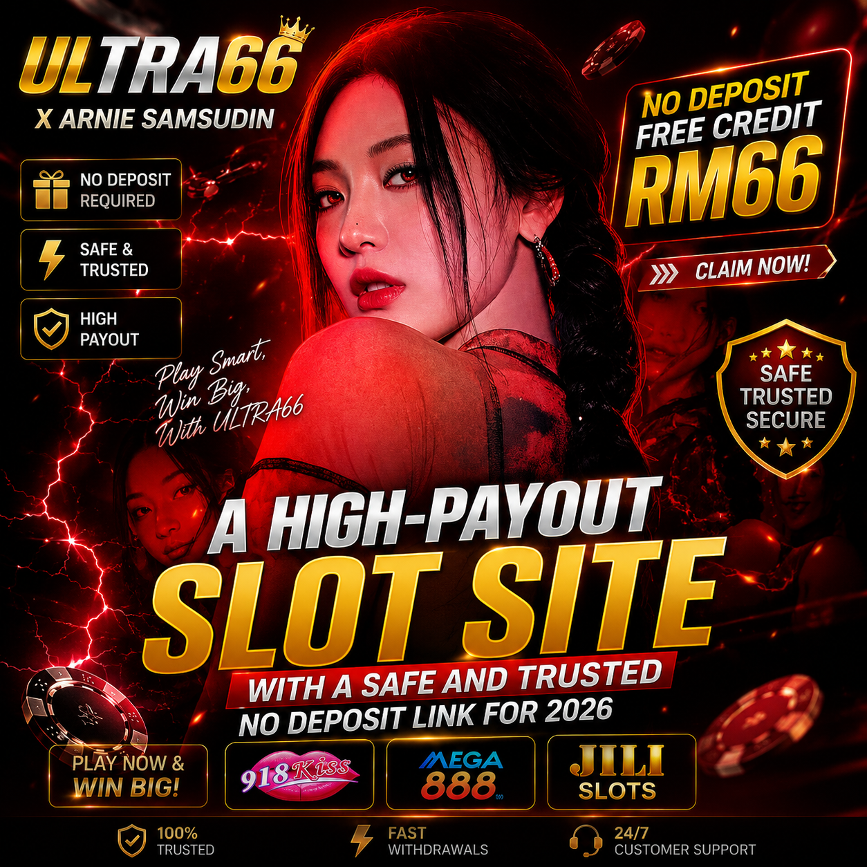 ULTRA66 x Arnie Samsudin: A High-Payout Slot Site with a Safe and Trusted No Deposit Link for 2026