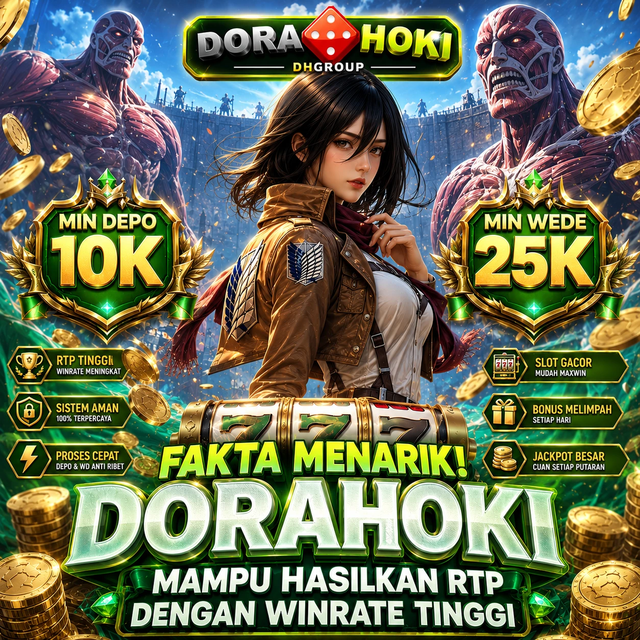 Fakta Menarik! DORAHOKI Mampu Hasilkan Rtp Slot Gacor Dengan Winrate Tinggi