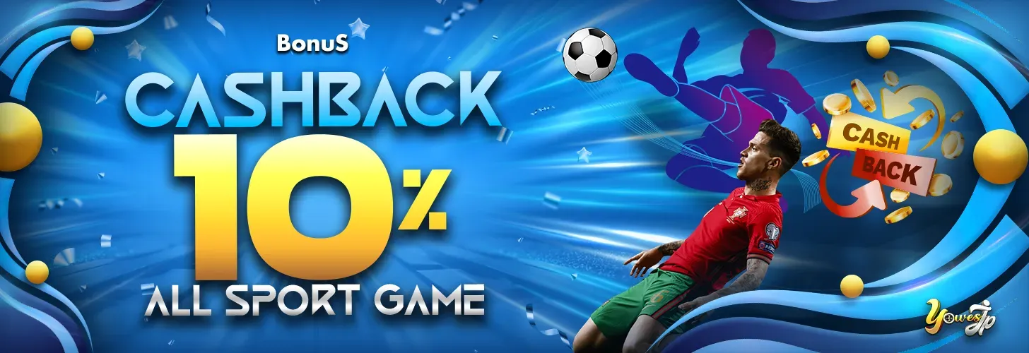 CASHBACK ALL SPORT GAME 10%
