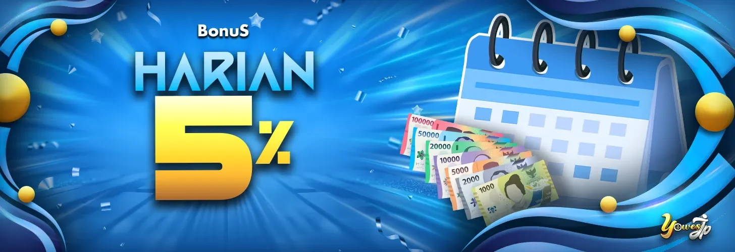 BONUS HARIAN SLOT 5%