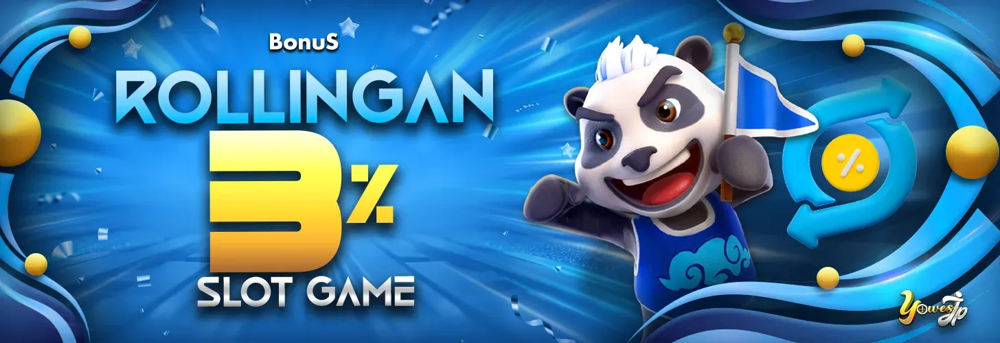 BONUS ROLLINGAN SLOT 3%