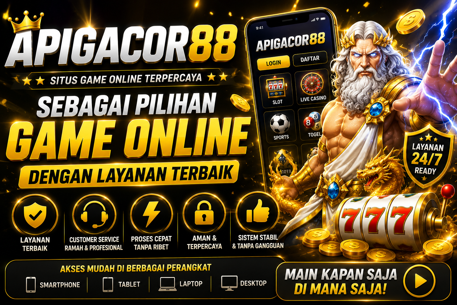 APIGACOR88 Sebagai Pilihan Game Online Dengan Layanan Terbaik